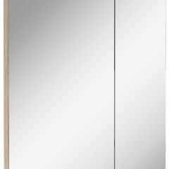 Шкаф-зеркало Bruno 60 левый/правый Домино (DBr2902HZ) в Губахе - gubaha.mebel24.online | фото 1