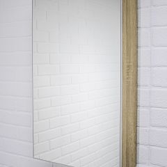Шкаф-зеркало Мечта 50 Дуб сонома АЙСБЕРГ (DM2318HZ) в Губахе - gubaha.mebel24.online | фото 3