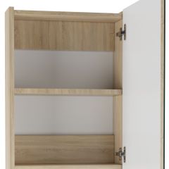 Шкаф-зеркало Мечта 50 Дуб сонома АЙСБЕРГ (DM2318HZ) в Губахе - gubaha.mebel24.online | фото 2