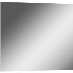 Шкаф-зеркало Норма 80 3 двери АЙСБЕРГ (DA1626HZ) в Губахе - gubaha.mebel24.online | фото 1