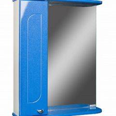 Шкаф-зеркало Радуга Синий металлик 60 левый АЙСБЕРГ (DA1130HZR) в Губахе - gubaha.mebel24.online | фото