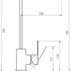 Смеситель MS-012 в Губахе - gubaha.mebel24.online | фото 2