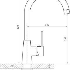 Смеситель MS-014 в Губахе - gubaha.mebel24.online | фото 2