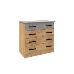 Спальня Асти Комод (Дуб крафт золотой) в Губахе - gubaha.mebel24.online | фото
