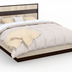Спальня Эшли Кровать 160 с подъемным механизмом Венге/Дуб сонома в Губахе - gubaha.mebel24.online | фото