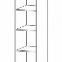 ГАММА Спальный гарнитур (модульный) дуб вотан в Губахе - gubaha.mebel24.online | фото 6