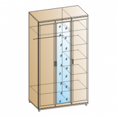 Спальня Мелисса композиция 3 (Акация Молдау) в Губахе - gubaha.mebel24.online | фото 4