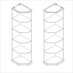 Спальня модульная Мишель (белый матовый/экокожа) в Губахе - gubaha.mebel24.online | фото 5