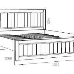 НМ 040.34 Х (1600) Кровать "Оливия" в Губахе - gubaha.mebel24.online | фото 2