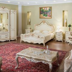 Спальный гарнитур Мона Лиза (крем) 1600 в Губахе - gubaha.mebel24.online | фото