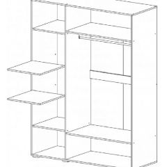 Спальный гарнитур Ненси (Венге/Белый глянец) в Губахе - gubaha.mebel24.online | фото 17