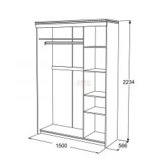 Спальный гарнитур Ольга-13 (модульный) в Губахе - gubaha.mebel24.online | фото 23