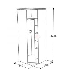 Спальный гарнитур Ольга-13 (модульный) в Губахе - gubaha.mebel24.online | фото 33