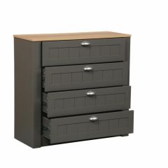 Спальный гарнитур Прованс (модульный) Диамант серый в Губахе - gubaha.mebel24.online | фото 8