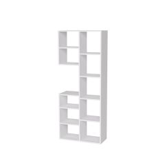 Стеллаж Элемент-2 (белый) в Губахе - gubaha.mebel24.online | фото