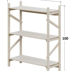 Стеллаж Конструктор Арт.С1000-1 в Губахе - gubaha.mebel24.online | фото 2