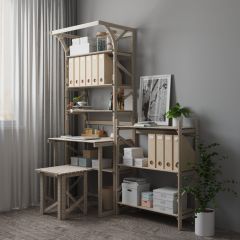 Стеллаж Конструктор Арт.С1000-1 в Губахе - gubaha.mebel24.online | фото 4