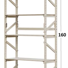 Стеллаж Конструктор Арт.С1600-1 в Губахе - gubaha.mebel24.online | фото 2