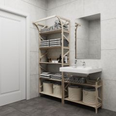 Стеллаж Конструктор Арт.СR2000-1 в Губахе - gubaha.mebel24.online | фото 4