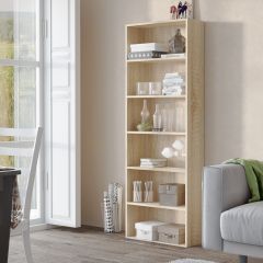 Стеллаж Лофт (Дуб сонома) в Губахе - gubaha.mebel24.online | фото