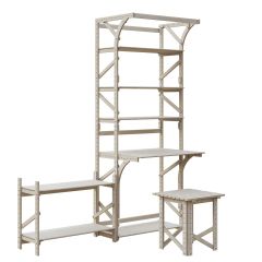 Стеллаж+стол Конструктор Арт.СRСт1-1 в Губахе - gubaha.mebel24.online | фото 3