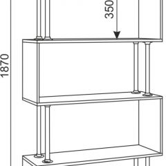 Стеллаж Зигзаг-1 в Губахе - gubaha.mebel24.online | фото 5