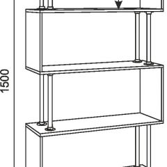 Стеллаж Зигзаг-2 в Губахе - gubaha.mebel24.online | фото 4