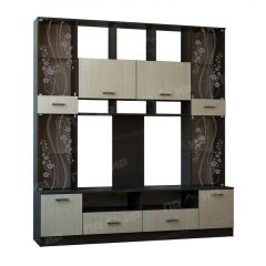 Стенка Сабина (модульная) венге/дуб белфорт в Губахе - gubaha.mebel24.online | фото 4