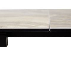 Стол IVAR 180 MARBLES KL-80 Серый мрамор, итальянская керамика, ®DISAUR в Губахе - gubaha.mebel24.online | фото 2