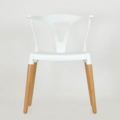 Стул Barneo N-218 Wishbone интерьерный кухонный белый в Губахе - gubaha.mebel24.online | фото 3
