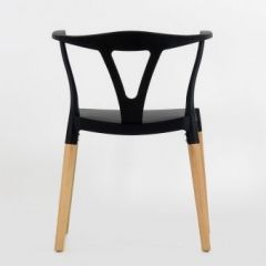 Стул Barneo N-218 Wishbone интерьерный кухонный черный в Губахе - gubaha.mebel24.online | фото 2