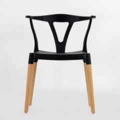 Стул Barneo N-218 Wishbone интерьерный кухонный черный в Губахе - gubaha.mebel24.online | фото 3