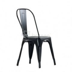 Стул Barneo N-240 Tolix (RAL9017 Черный) в Губахе - gubaha.mebel24.online | фото
