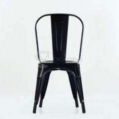 Стул Barneo N-240 Tolix (RAL9017 Черный) в Губахе - gubaha.mebel24.online | фото 2