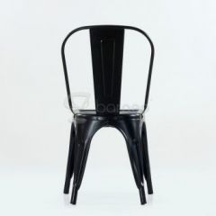 Стул Barneo N-240 Tolix (RAL9017 Черный) в Губахе - gubaha.mebel24.online | фото 3
