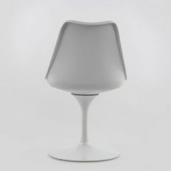 Стул Barneo N-8 Tulip style белый с белой подушкой в Губахе - gubaha.mebel24.online | фото 4