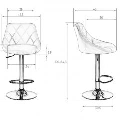 Стул барный DOBRIN LOGAN LM-5007 (коричневый) в Губахе - gubaha.mebel24.online | фото 3