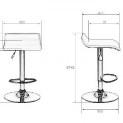 Стул барный DOBRIN TOMMY LM-3013 (коричневый) в Губахе - gubaha.mebel24.online | фото