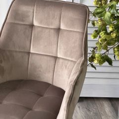 Стул MAVERICK 360 град. поворот. BLUVEL-40 BEIGE/ черный каркас, М-City в Губахе - gubaha.mebel24.online | фото 6