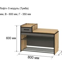 ОЛЬГА-ЛОФТ 5 Тумба в Губахе - gubaha.mebel24.online | фото 4