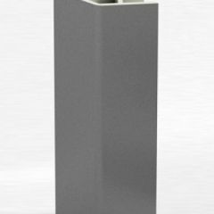 Угловое соединение для цоколя 135 гр. h100 мм (Алюминий, Белый, Черный, Сонома) в Губахе - gubaha.mebel24.online | фото
