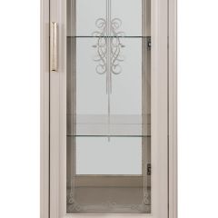 Витрина одностворчатая Мокко (бежевый) в Губахе - gubaha.mebel24.online | фото 2
