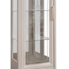 Витрина одностворчатая Мокко (бежевый) в Губахе - gubaha.mebel24.online | фото