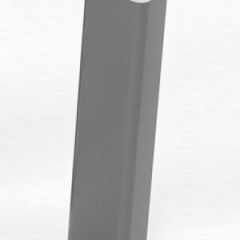 Торцевая заглушка  для цоколя h100 мм (Алюминий, Белый, Черный, Сонома) в Губахе - gubaha.mebel24.online | фото 1