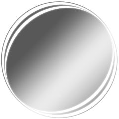 Зеркало Берг 700х700 с подсветкой Домино (GL7055Z) в Губахе - gubaha.mebel24.online | фото