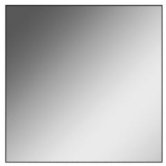 Зеркало Corsica 500х500 black без подсветки Sansa (SB1063Z) в Губахе - gubaha.mebel24.online | фото 1
