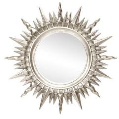 Зеркало круглое серебро (1810(1) в Губахе - gubaha.mebel24.online | фото