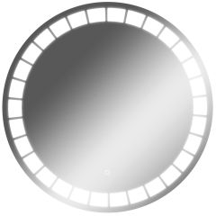 Зеркало Маскат 700х700 с подсветкой Домино (GL7057Z) в Губахе - gubaha.mebel24.online | фото