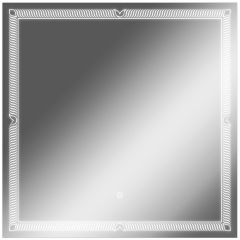 Зеркало Паликир 700х700 с подсветкой Домино (GL7051Z) в Губахе - gubaha.mebel24.online | фото