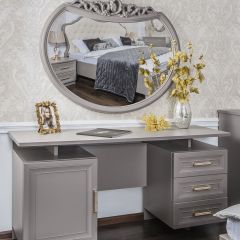 Зеркало ППУ для Туалетного стола Мокко (серый камень) в Губахе - gubaha.mebel24.online | фото 2
